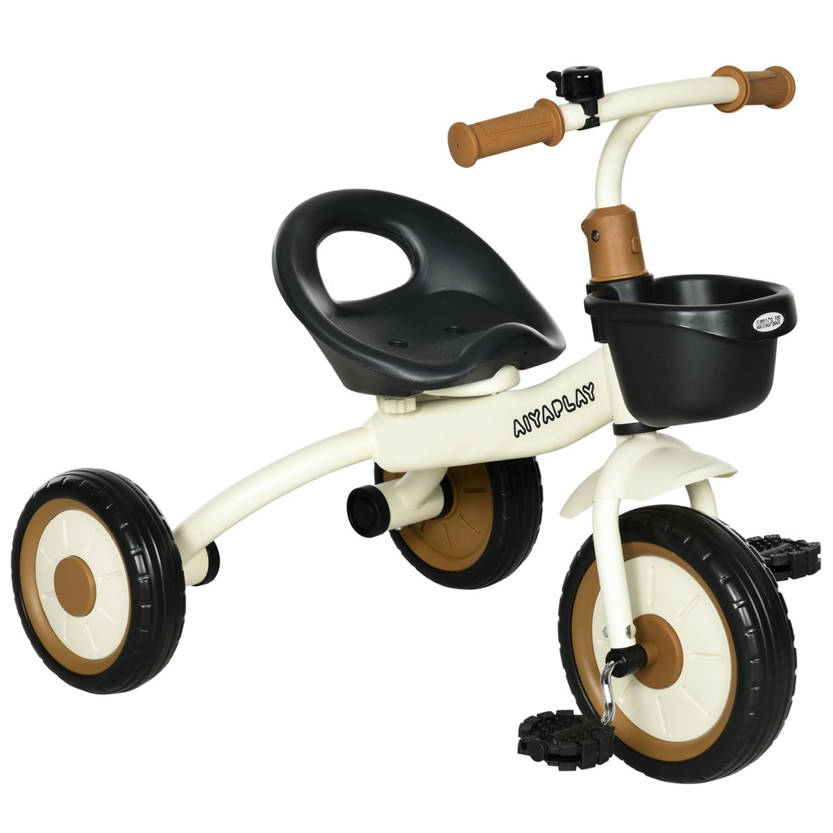 AIYAPLAY Bicicleta sin Pedales para Niños de +18 Meses Triciclo Infantil  con Sillín Ajustable en 30-36,5 cm 66,5x34x46,5 cm Rosa