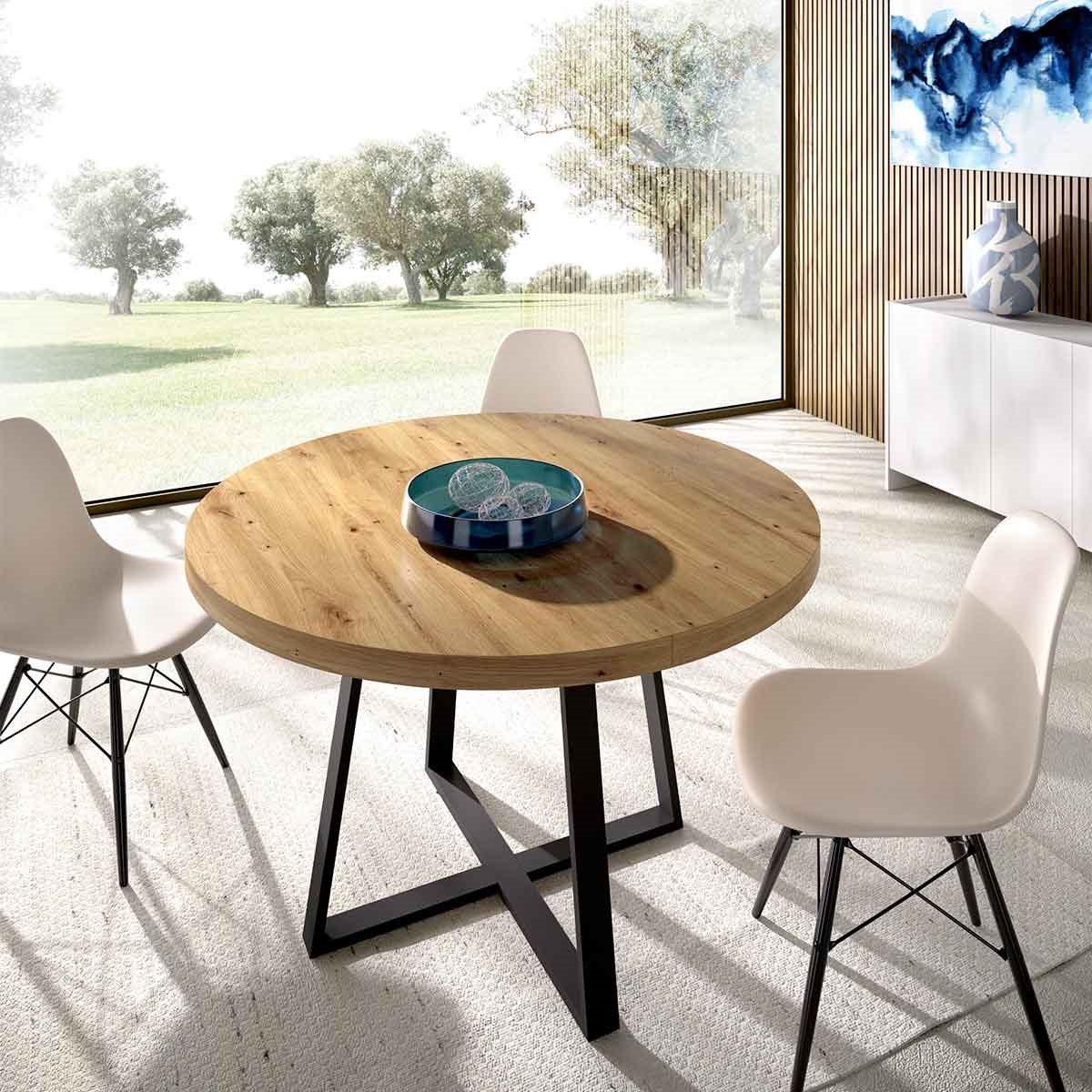 Mesa redonda blanca para cocina, mesa de comedor blanca, mesa de comedor de  estilo moderno, mesa de centro redonda de ocio, escritorio de oficina con