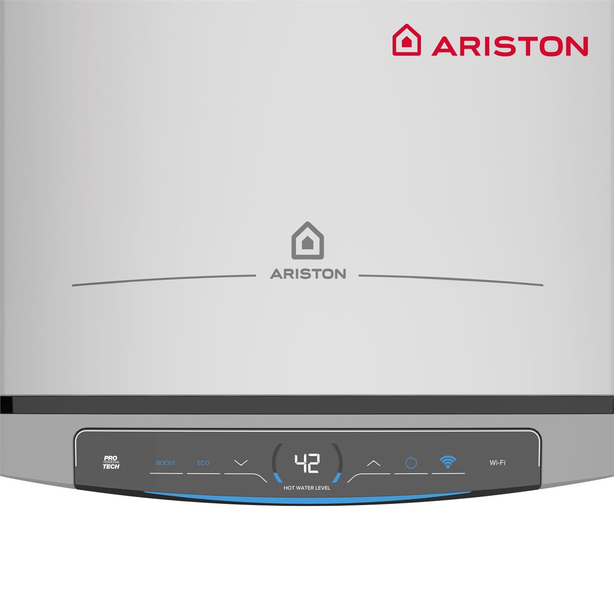 Termo eléctrico con Aerotermia, Ariston, Lydos Hybrid Wifi 80L + Soporte de  pared Instafix, Clase Energetica