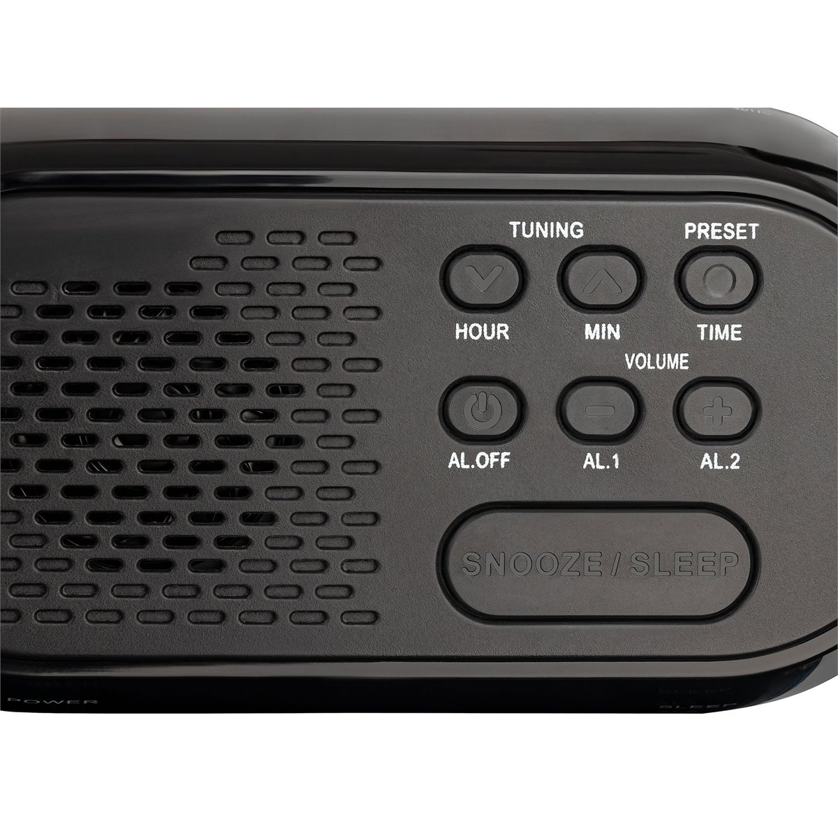 Roadstar CLR-2477 Radio Reloj Despertador PLL FM, Puerto USB Carga Rápida,  2 Alarmas, Gran Pantalla LCD, Snooze, , Negro - Conforama