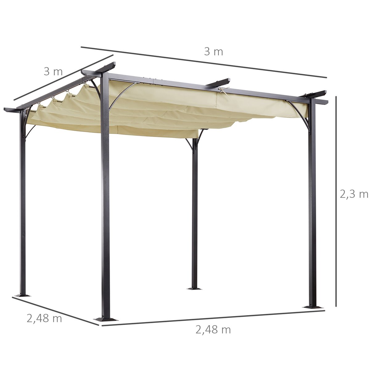 Tela resistente al agua – Tela impermeable para muebles de exterior,  Cojines – Tela impermeable de exterior para pérgola, paneles. Tela  impermeable