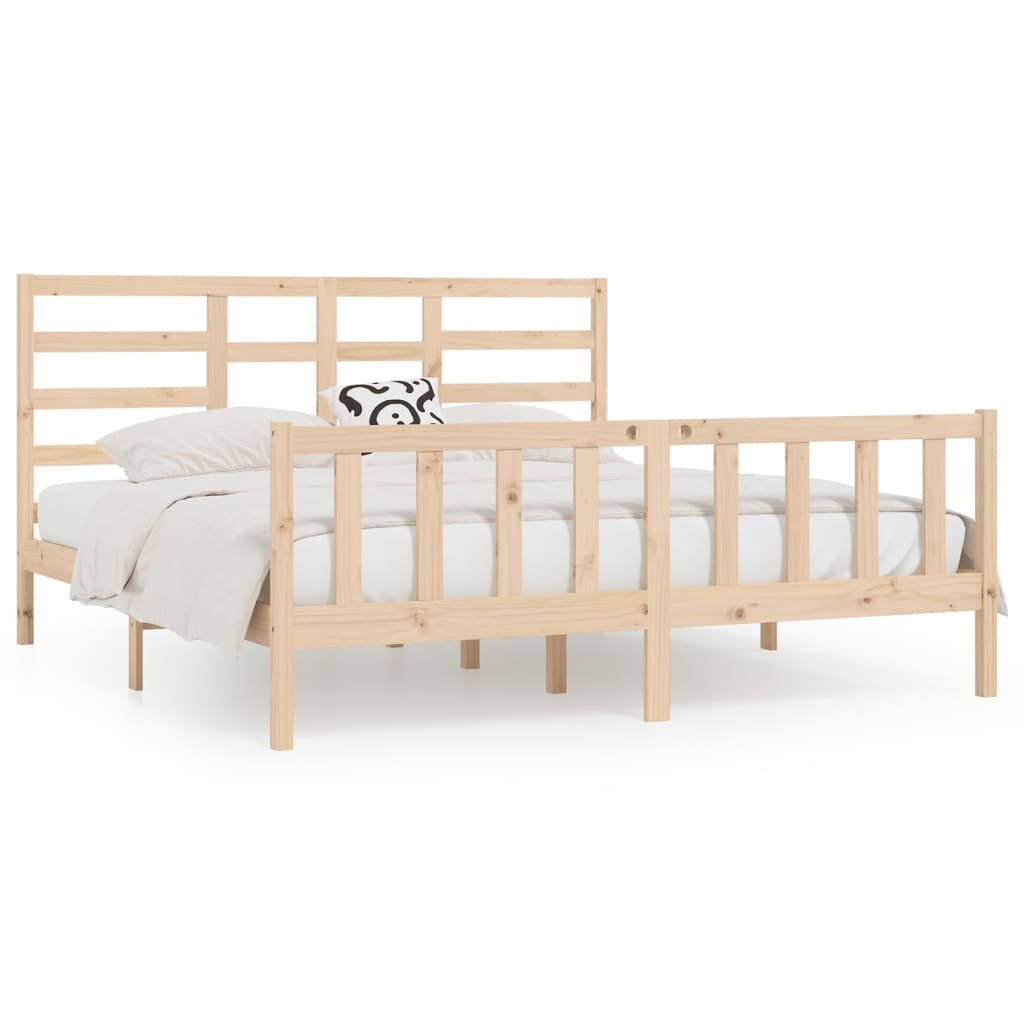 Estructura de cama madera maciza Super King 180x200 cm - referencia  Mqm-3101233