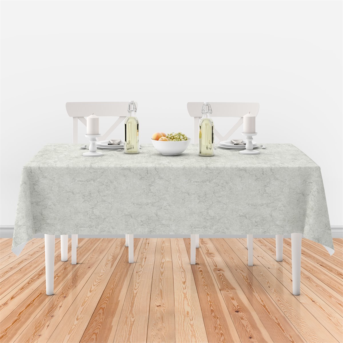 Vipalia - Mantel Resinado Antimanchas Impermeable. Mantel Mesa redonda para  comedor. Mantel redondo. Hule mesa cocina salon