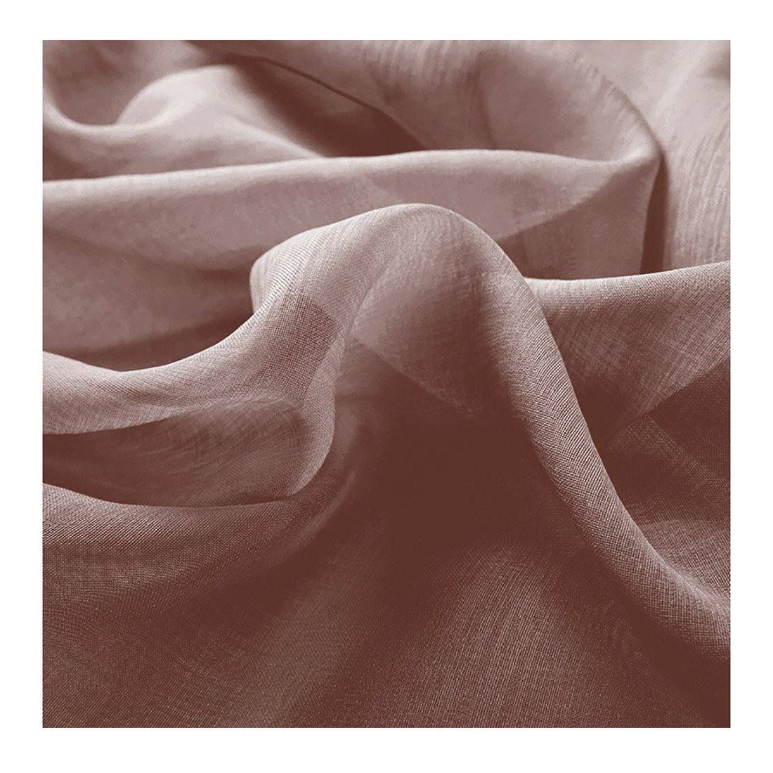 Acomoda Textil – Cortina Translucida para Ventanas 140x265 cm. (Berenjena)  - Conforama