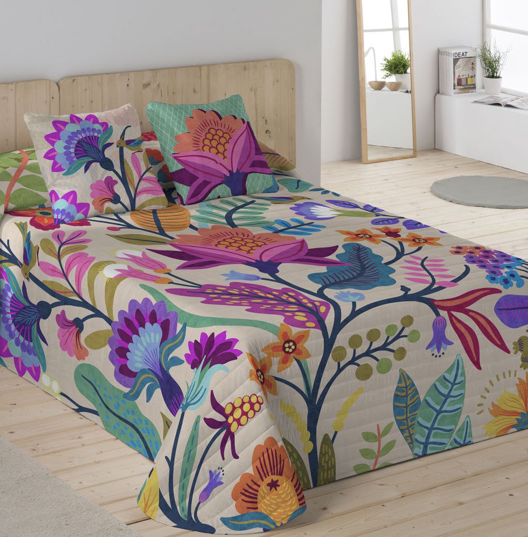 HACIENDO EL INDIO Colcha bouti Reversible Coches Cama 90 cm : :  Hogar y cocina