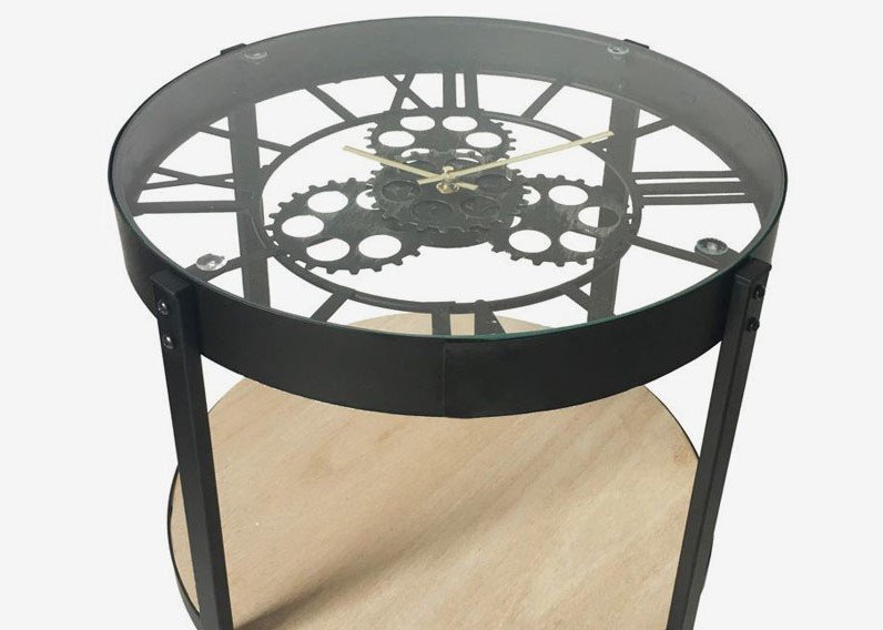 Reloj de mesa decorativo negro 30X10X41CM