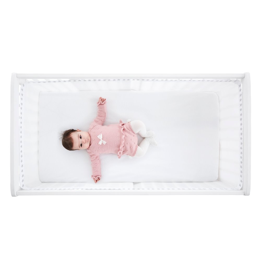 Malla transpirable Oxygen© de cuna bebé 60x120 con tela
