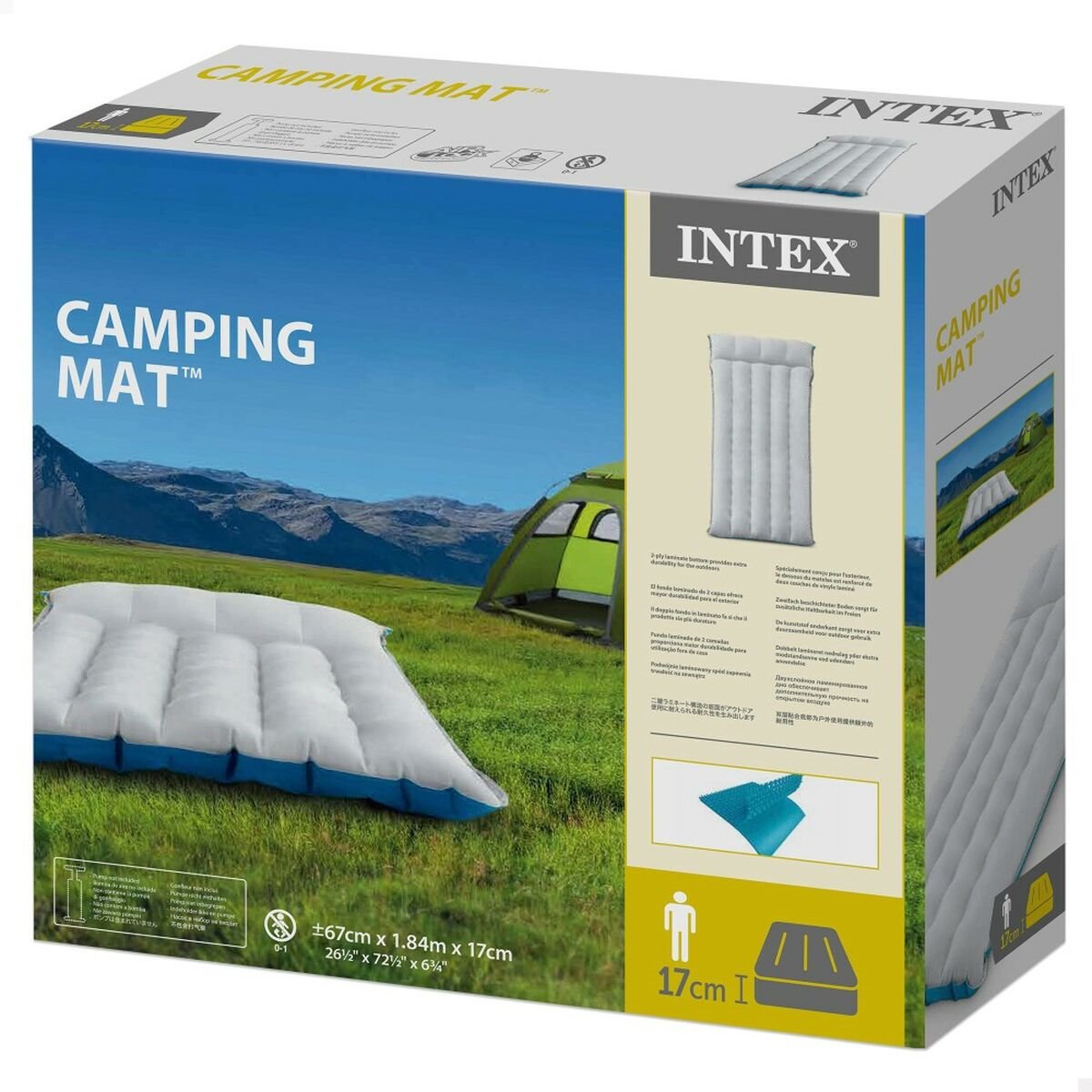 Intex Colchoneta Hinchable Camping 193 x 127 x 24 cm