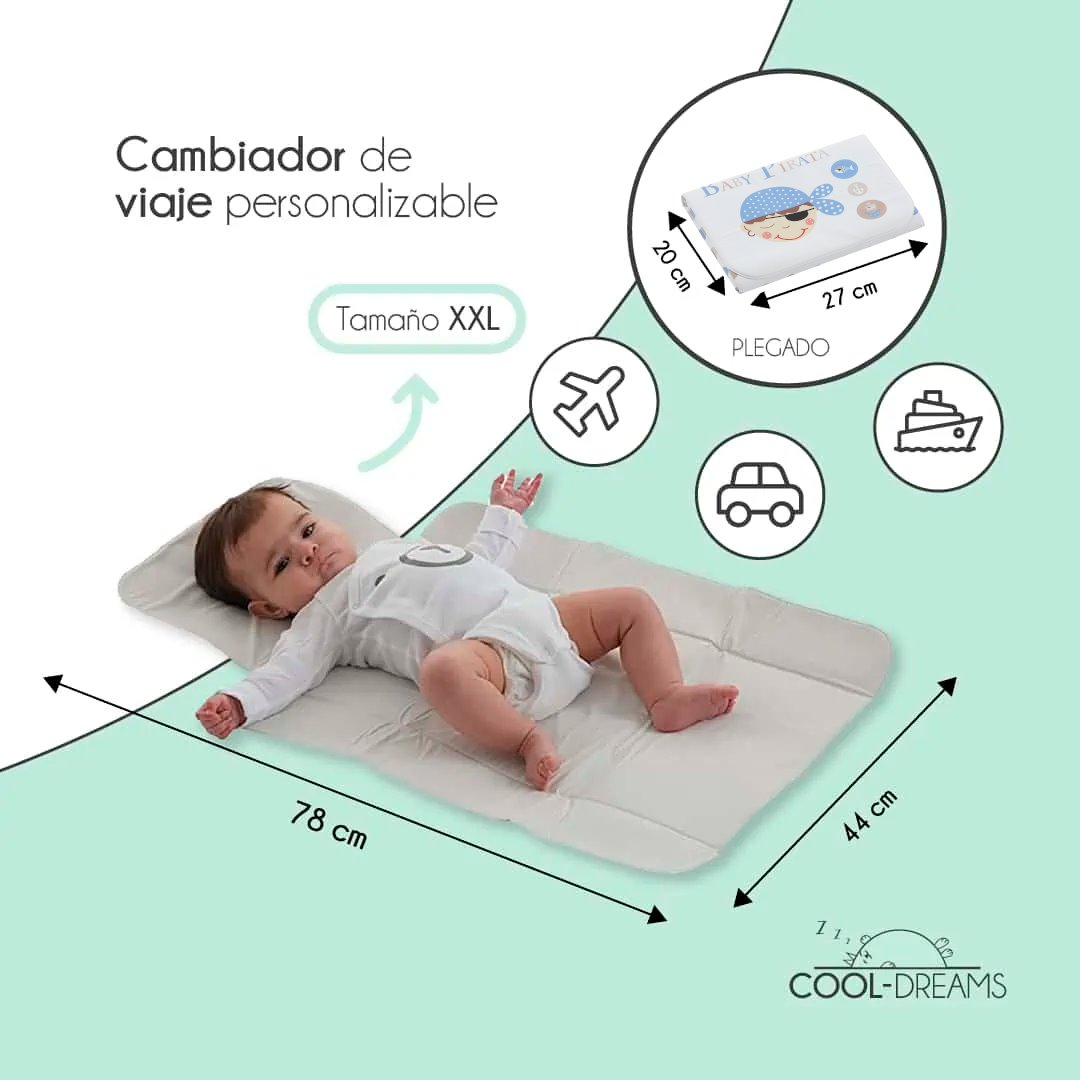 Kit De Viaje Portátil Para Cambiador Ligero Impermeable Bebé