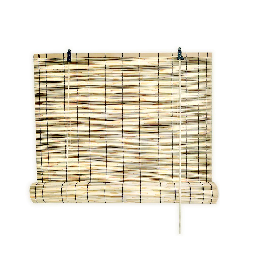  Persianas de bambú sin cordón, persianas enrollables