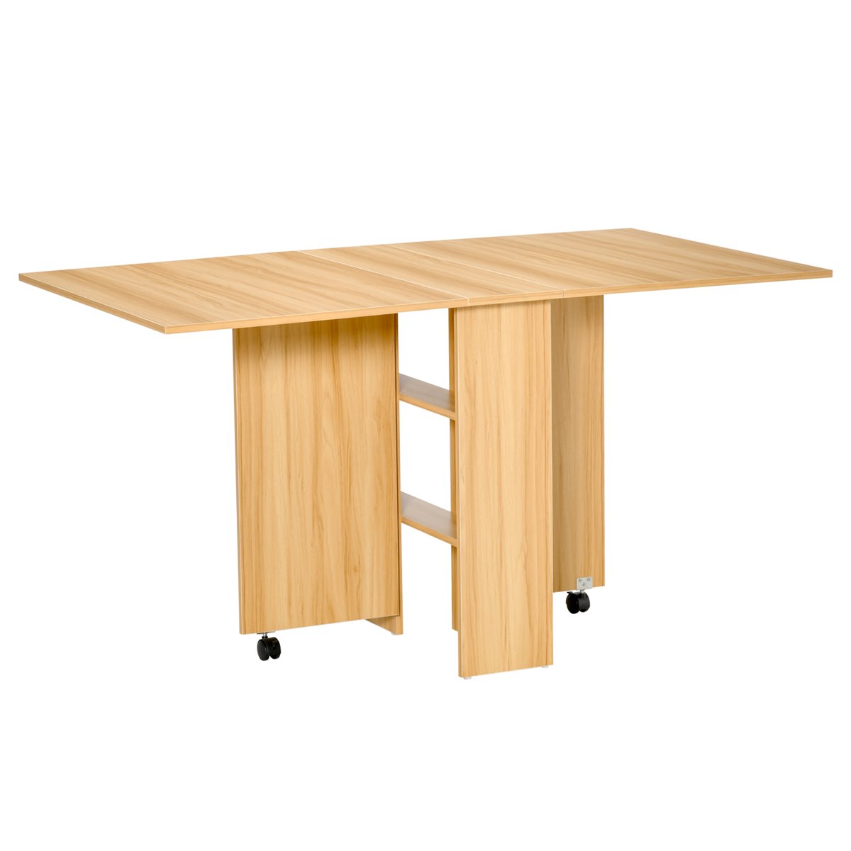 Mesa plegable para comedor, mesa portátil cuadrada para sala de mesa de  salón, ahorro de espacio