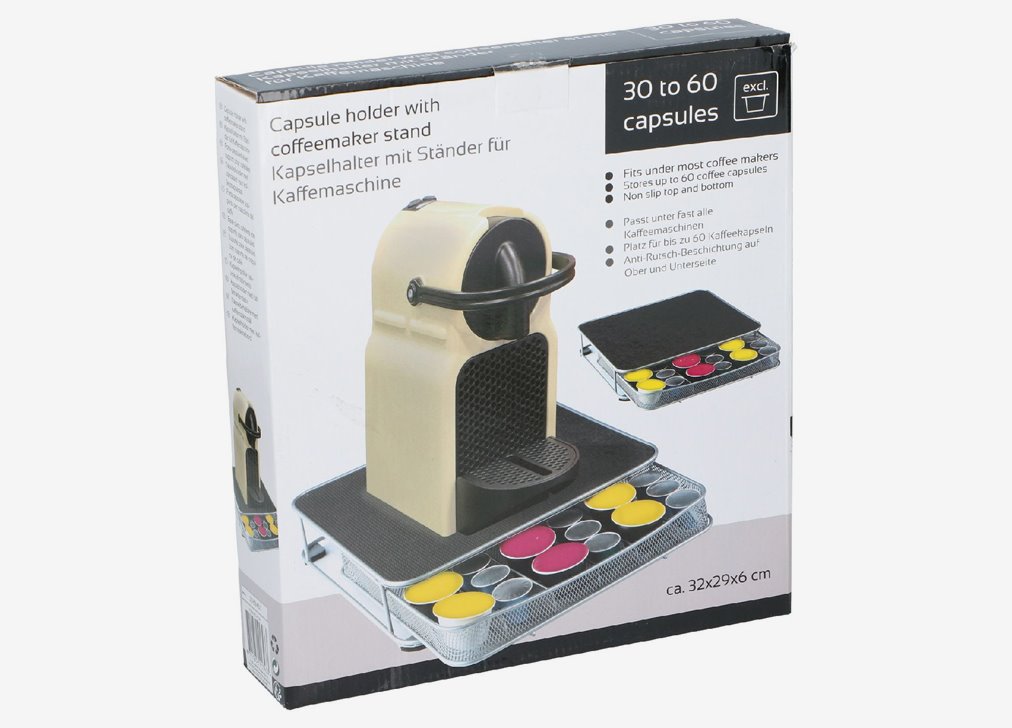 Dispensador para Capsulas de Café - 32 Cápsulas - Compatible Nespresso