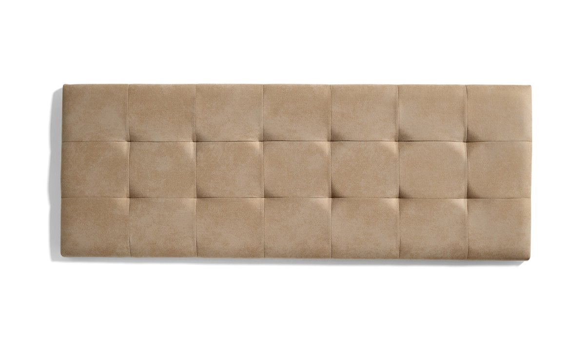 Cabecero de Cama 160 Muro Ladrillos Tela Antimanchas 162x57x5cm Gris