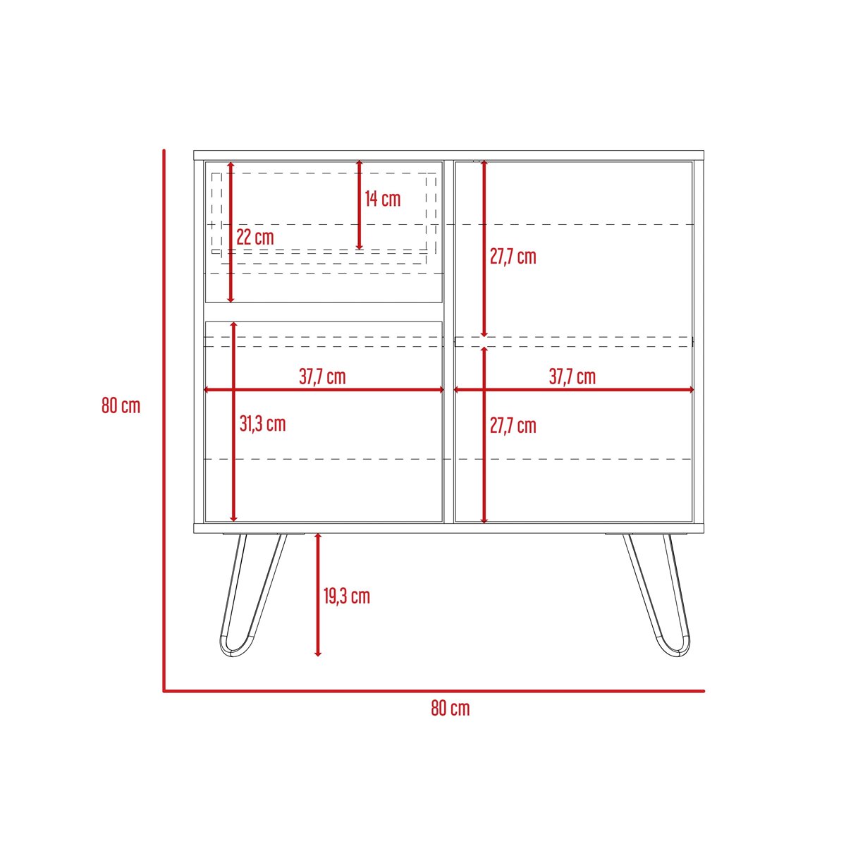 Conjunto Andorra, Mueble Para Tv Z180, capacidad Tv 70 pulgadas +