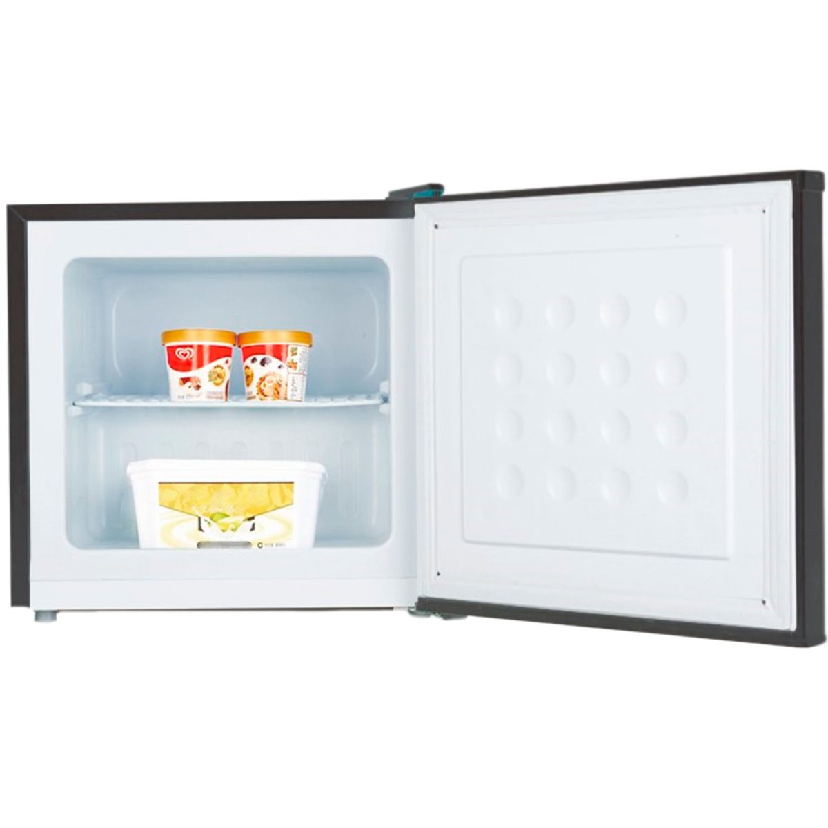 BANGSON Congelador vertical, mini congelador de 1.1 pies cúbicos con  estante extraíble, mini congelador compacto de una sola puerta, congelador