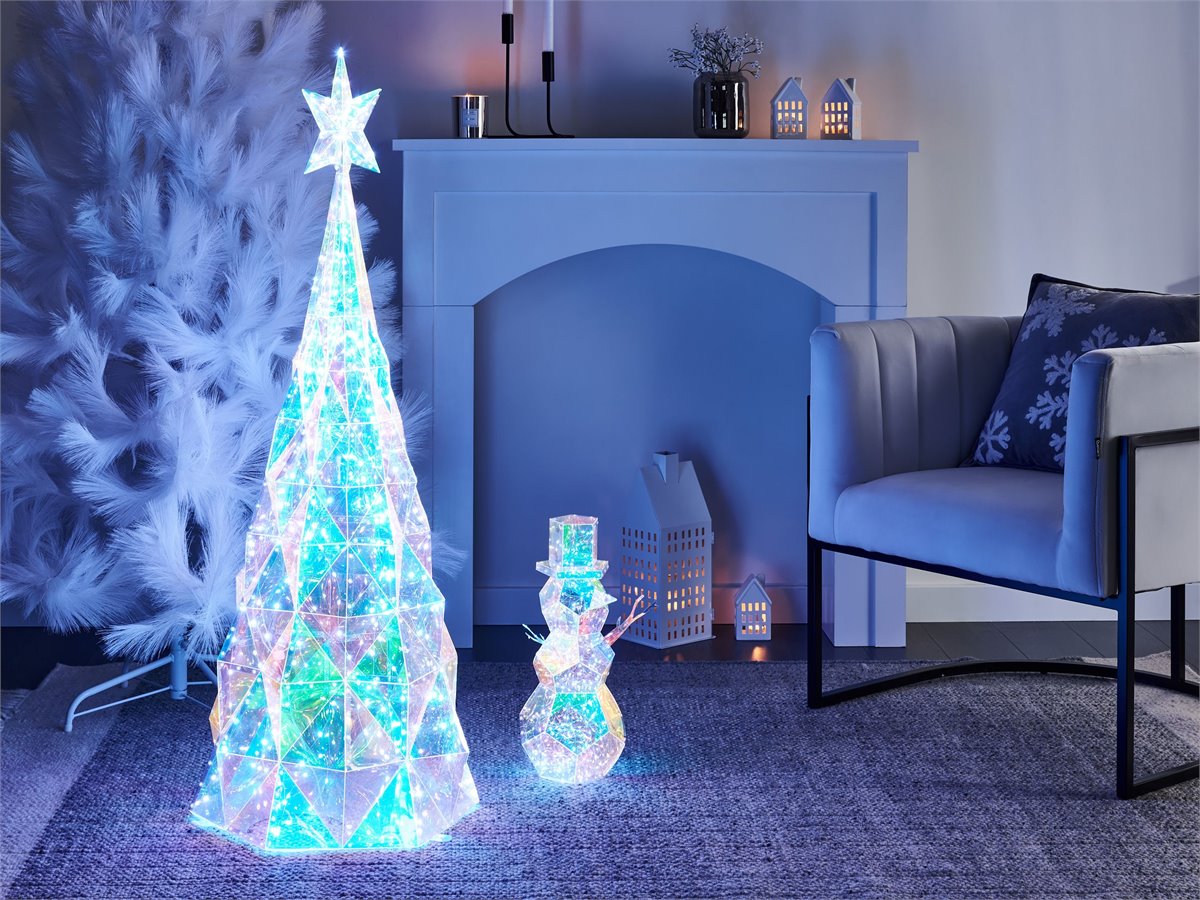 Decoración Led árbol De Navidad Multicolor 120 Cm Iceland - Conforama