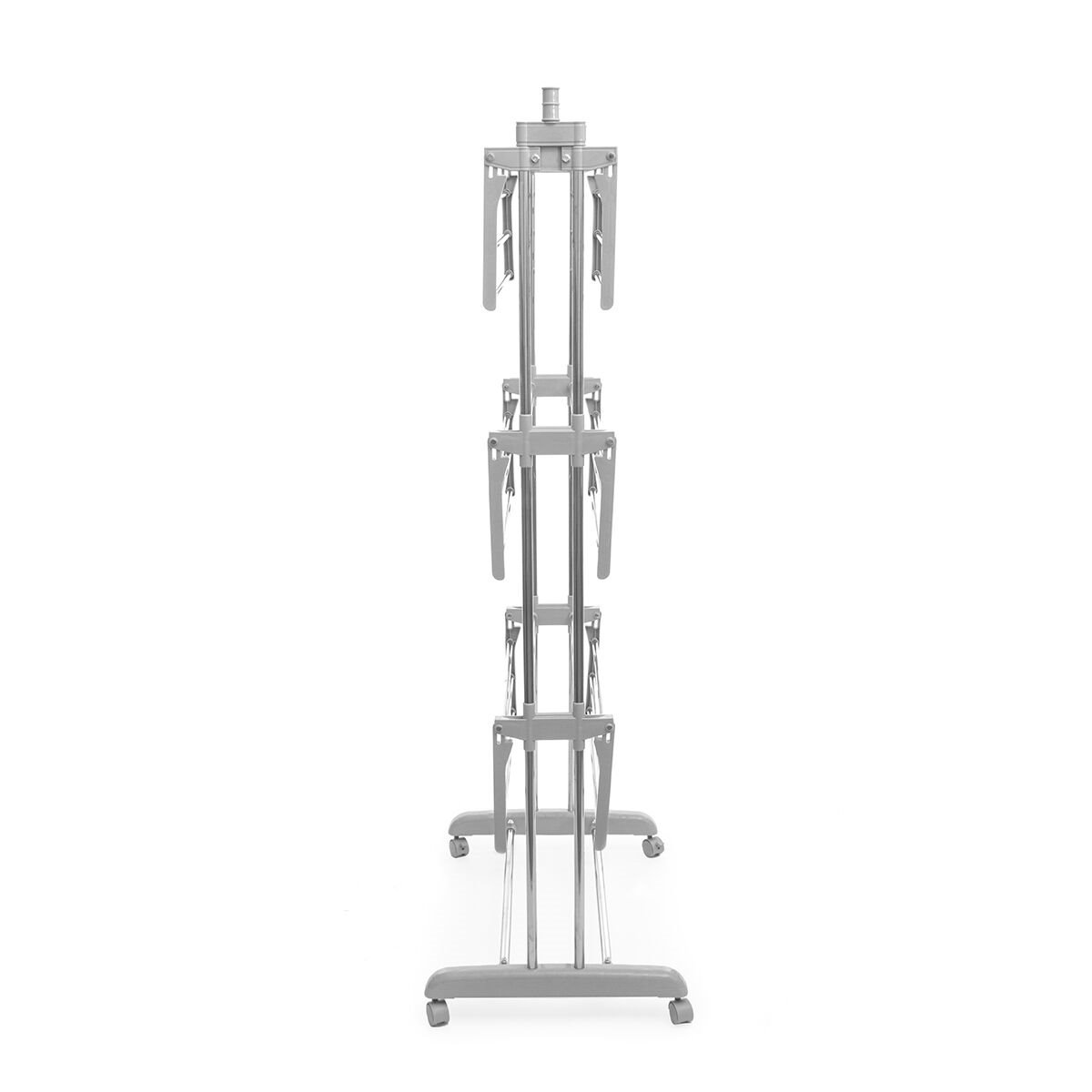 InnovaGoods® Tendedero Electrico Vertical Metálico Plegable y Extensible 2  Niveles, 12 Barras, Tendederos Plegables, Tendedero