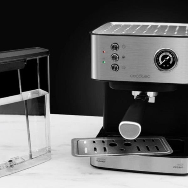 Cafetière superautomatique cecotec power espresso 20 barista compact gris -  Conforama