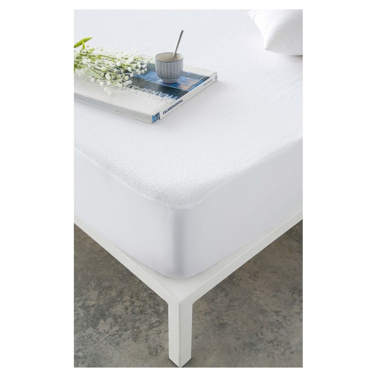 Protector de colchón acolchado impermeable 150x190 /200 cm