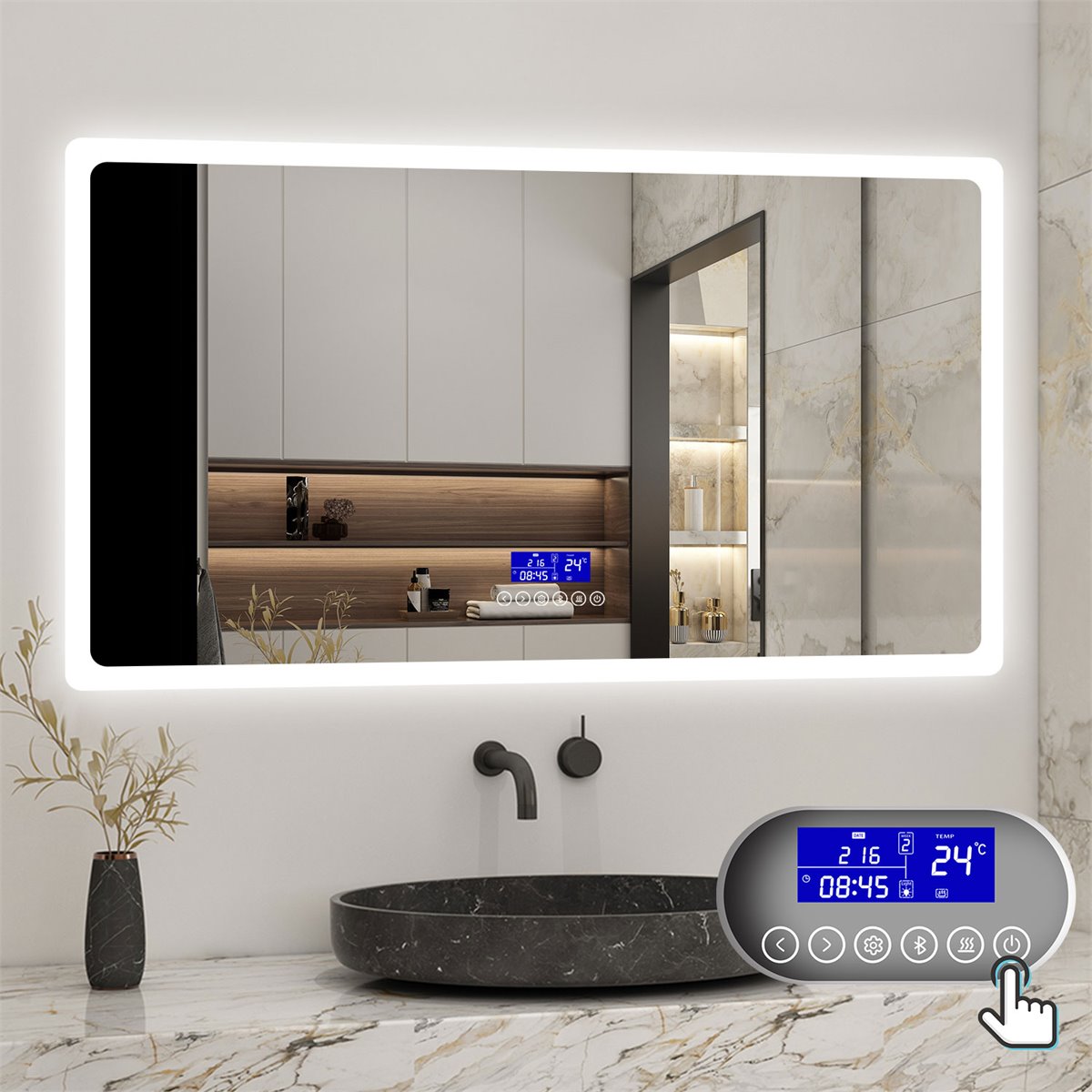 Espejos para baño de 80x80, Compra barato y online
