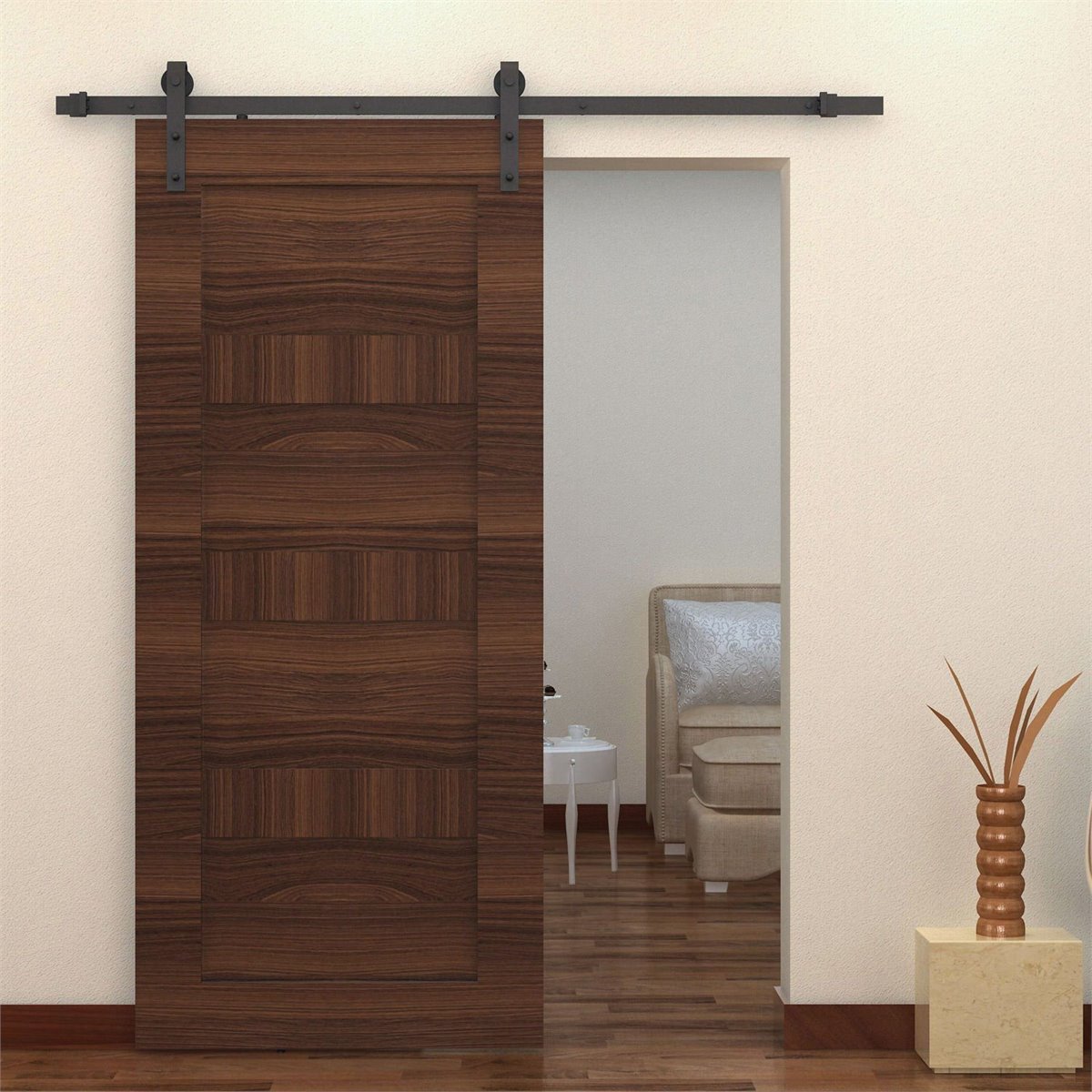 Conjunto completo para puertas correderas en madera - 1650mm