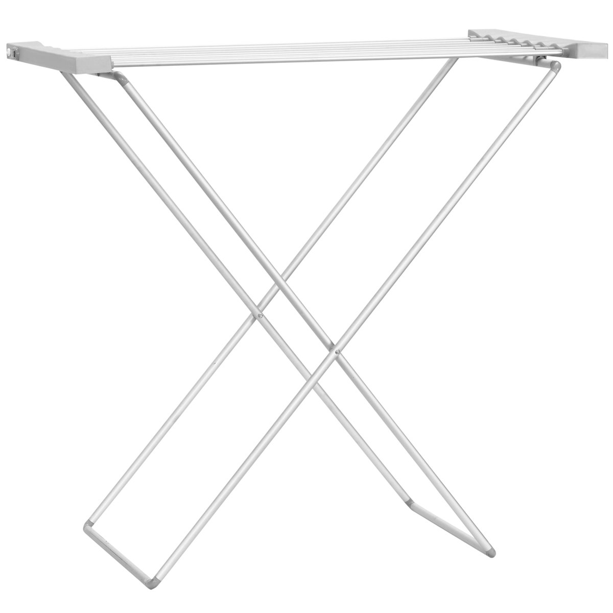 Tendedero de ropa plegable Homcom blanco 157,5x54x101 cm