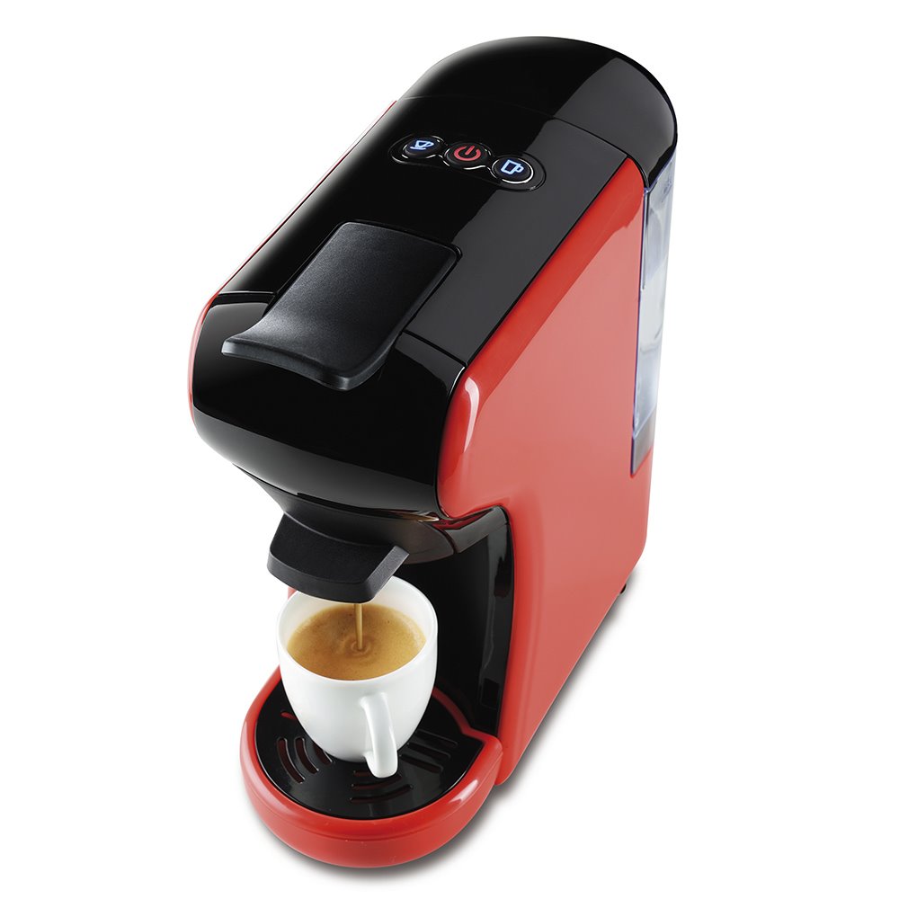 Cafetera Espresso 3 En 1 Multicapsula SOGO Rojo