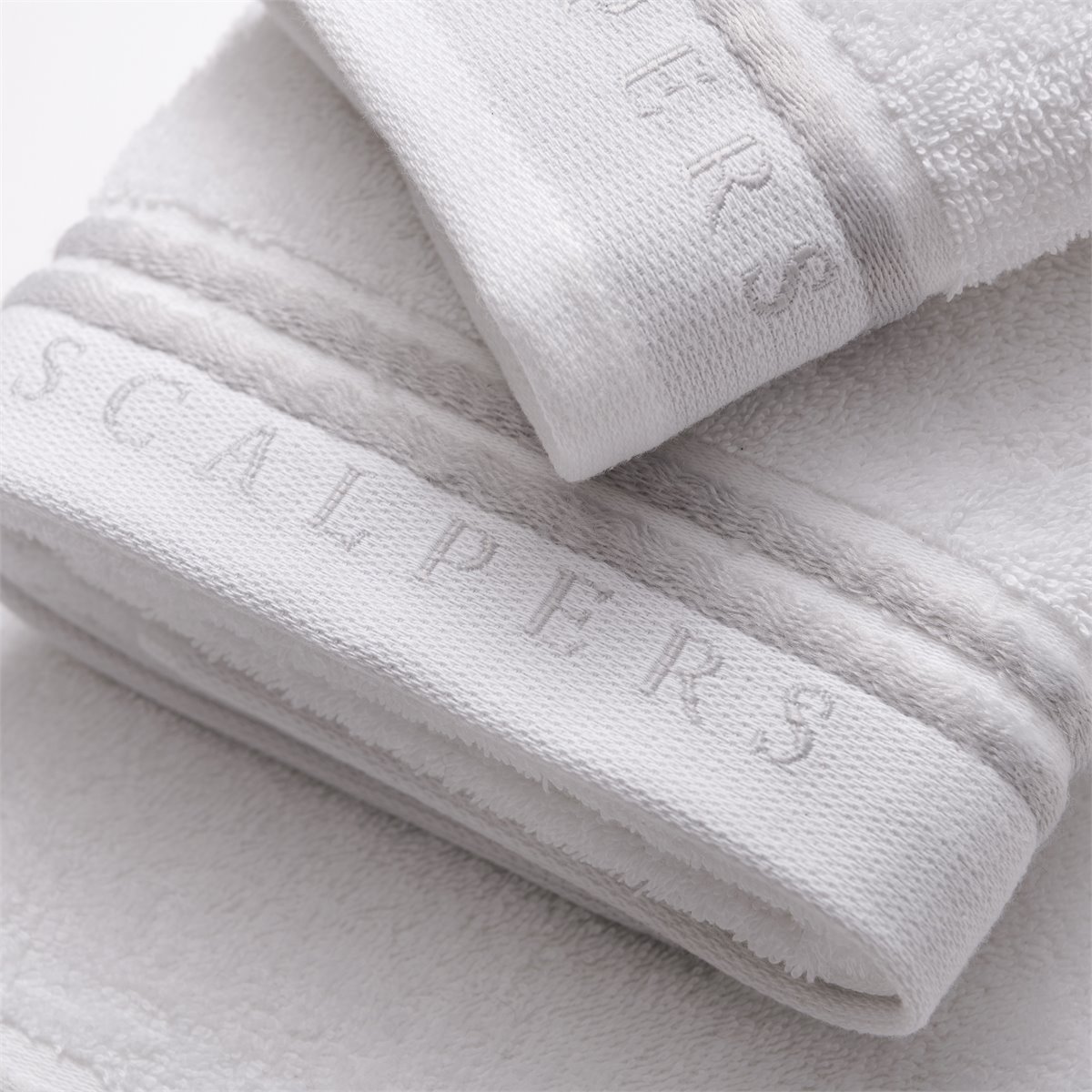 Juego 3 toallas algodón 700 gr/m2 Blanco - Conforama
