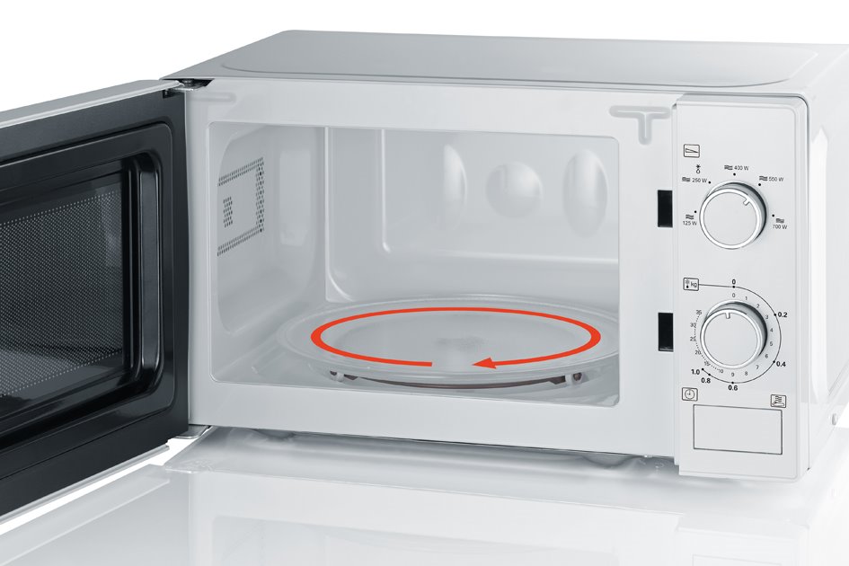 SEVERIN - Microondas pequeño con grill de 17 litros, microondas clásico  para cocinar, calentar y descongelar, con rejilla de grill y plato  giratorio, 32x24x44 cm, negro, 700 W, MW 7781 - Conforama