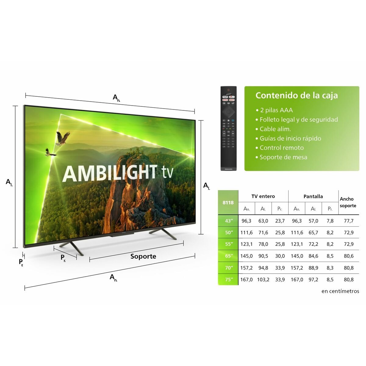 Pantalla Philips 50 Pulgadas LED 4K Smart TV a precio de socio