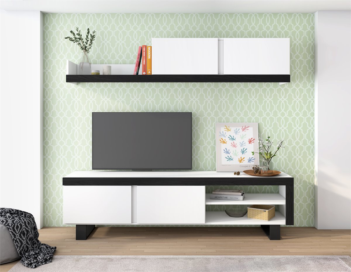 Skraut Home - Muebles de Salón para TV - Conjunto de muebles