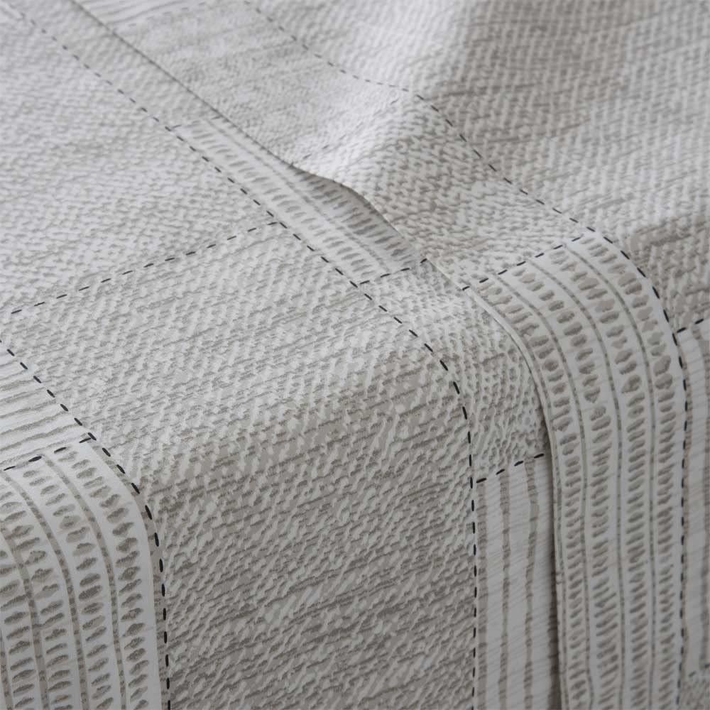 Juego de sábanas 100% algodón orgánico gris 210x260 Cama 135