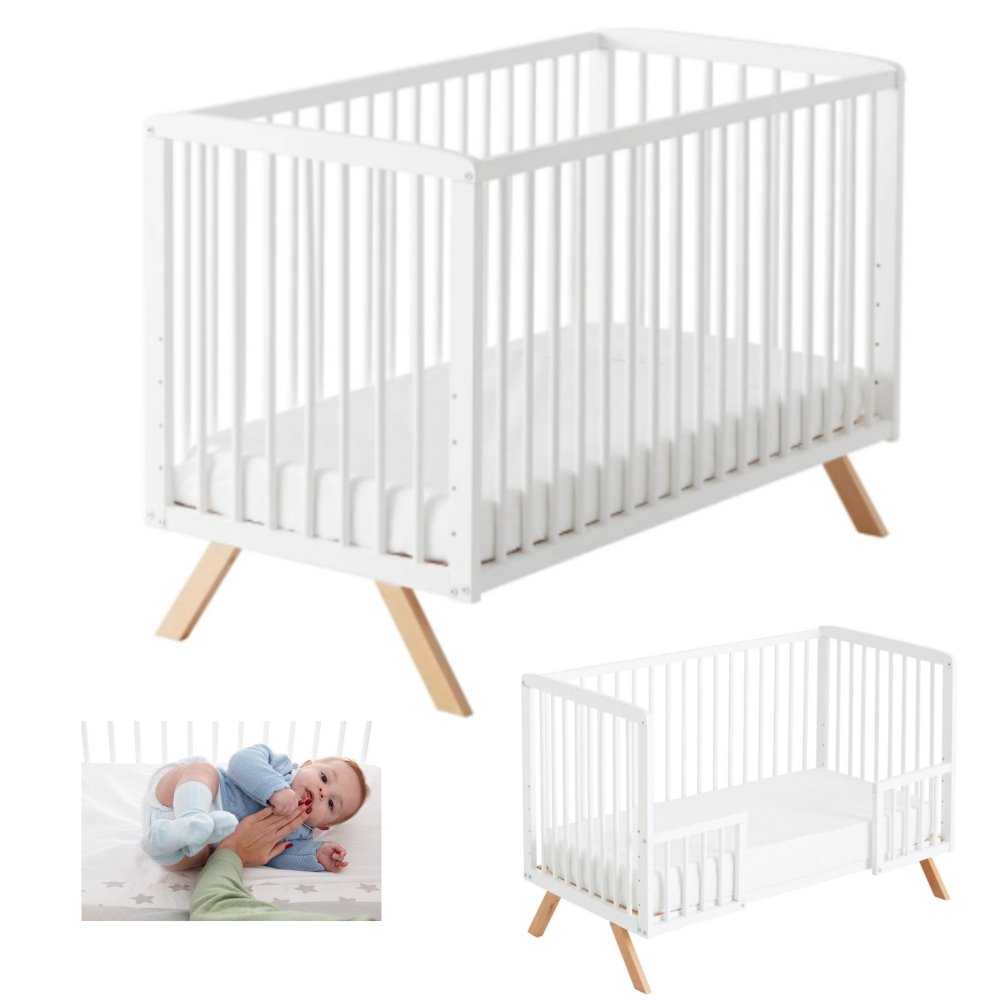 Cuna colecho Koala + kit colecho + kit para convertir cuna en cama color  nature - Conforama