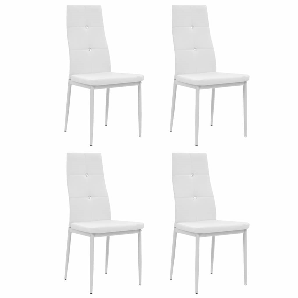 Pack 4 sillas de comedor Vanity Blanco - Conforama