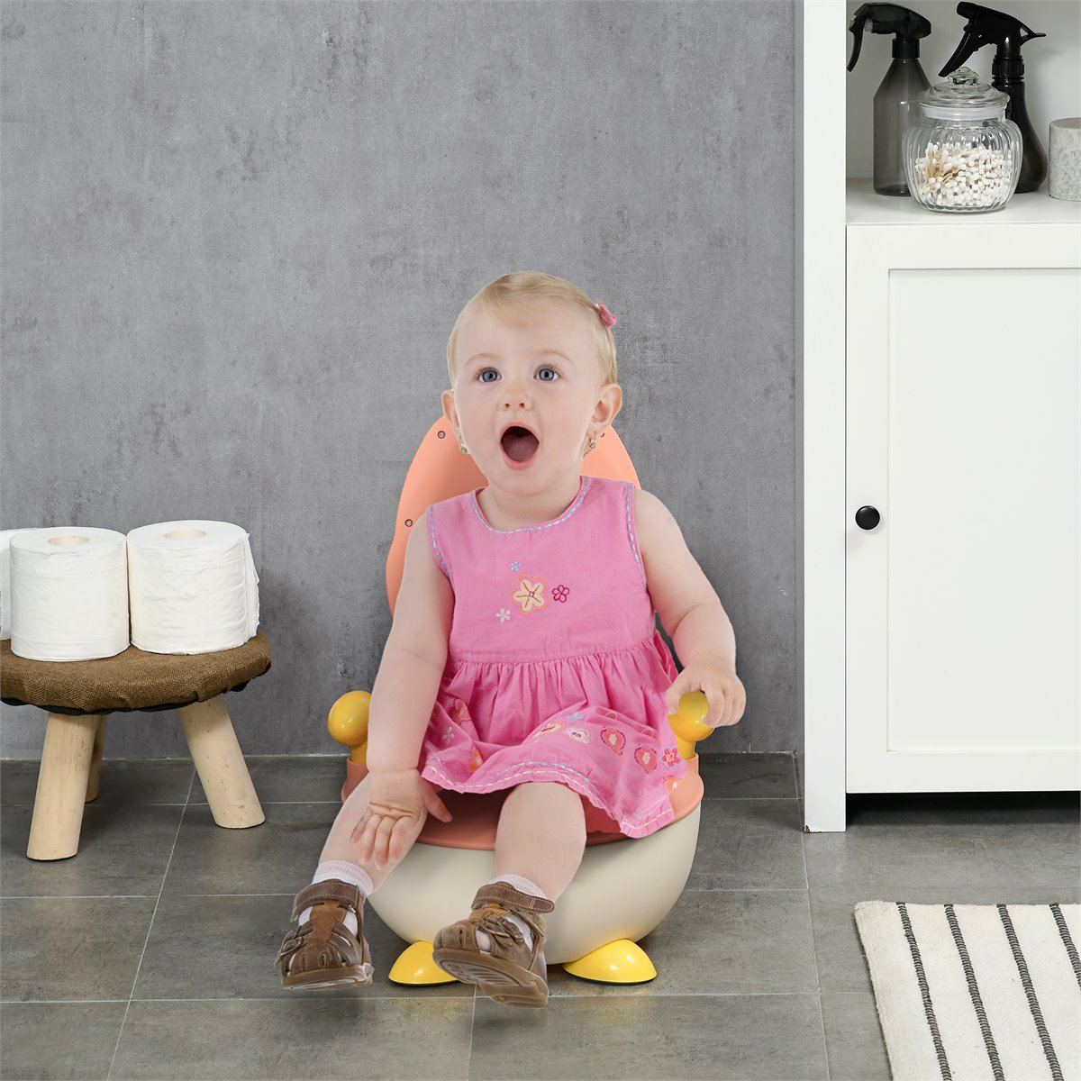 Orinales Infantiles Orinal Bebe | WC Aprendizaje para Niños | WC Niños  Fácil de Limpiar para El Entrenamiento Del Bebé | Inodoro Infantil | Diseño  de