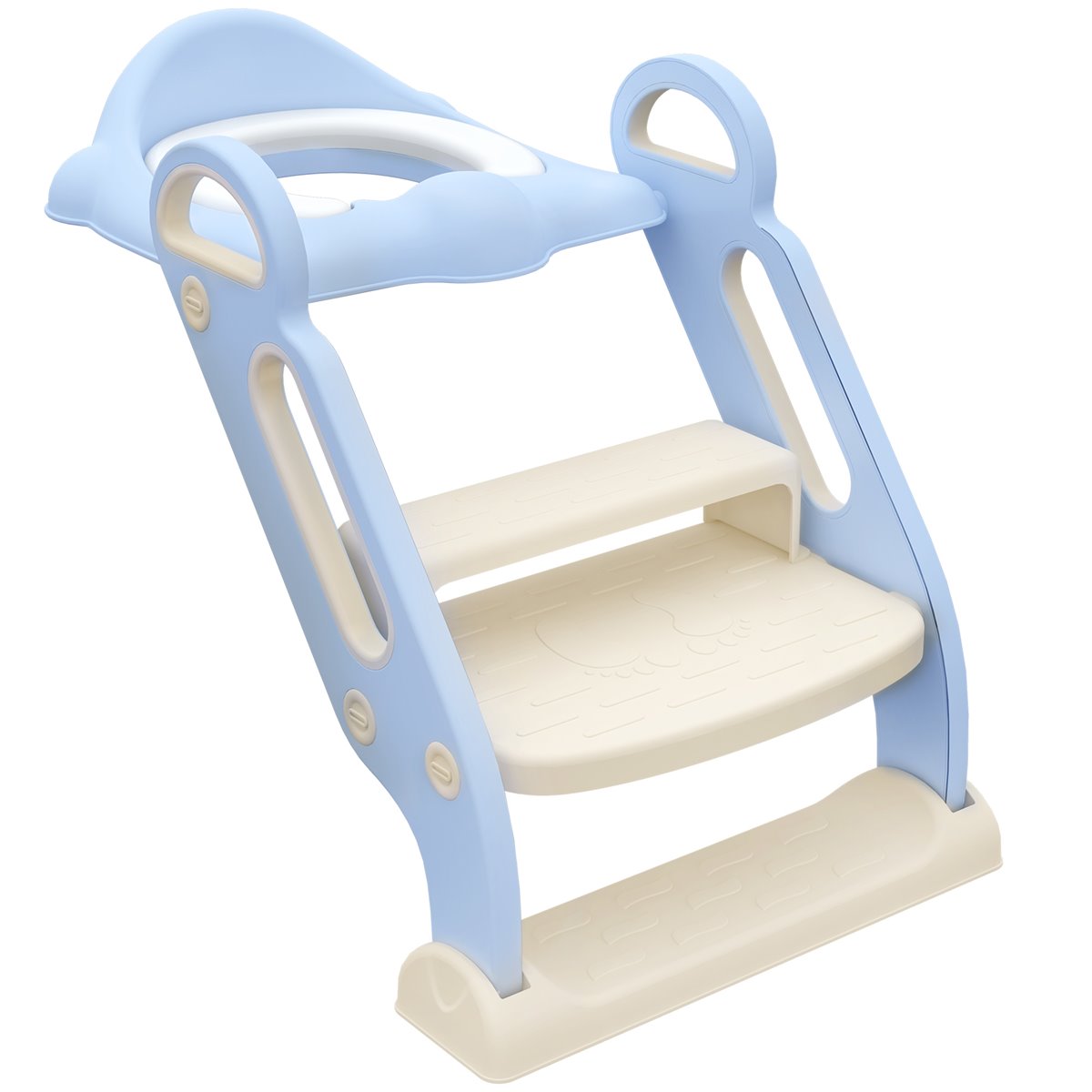 Adaptador de WC para niños asiento reductor infantil para inodoro en blanco