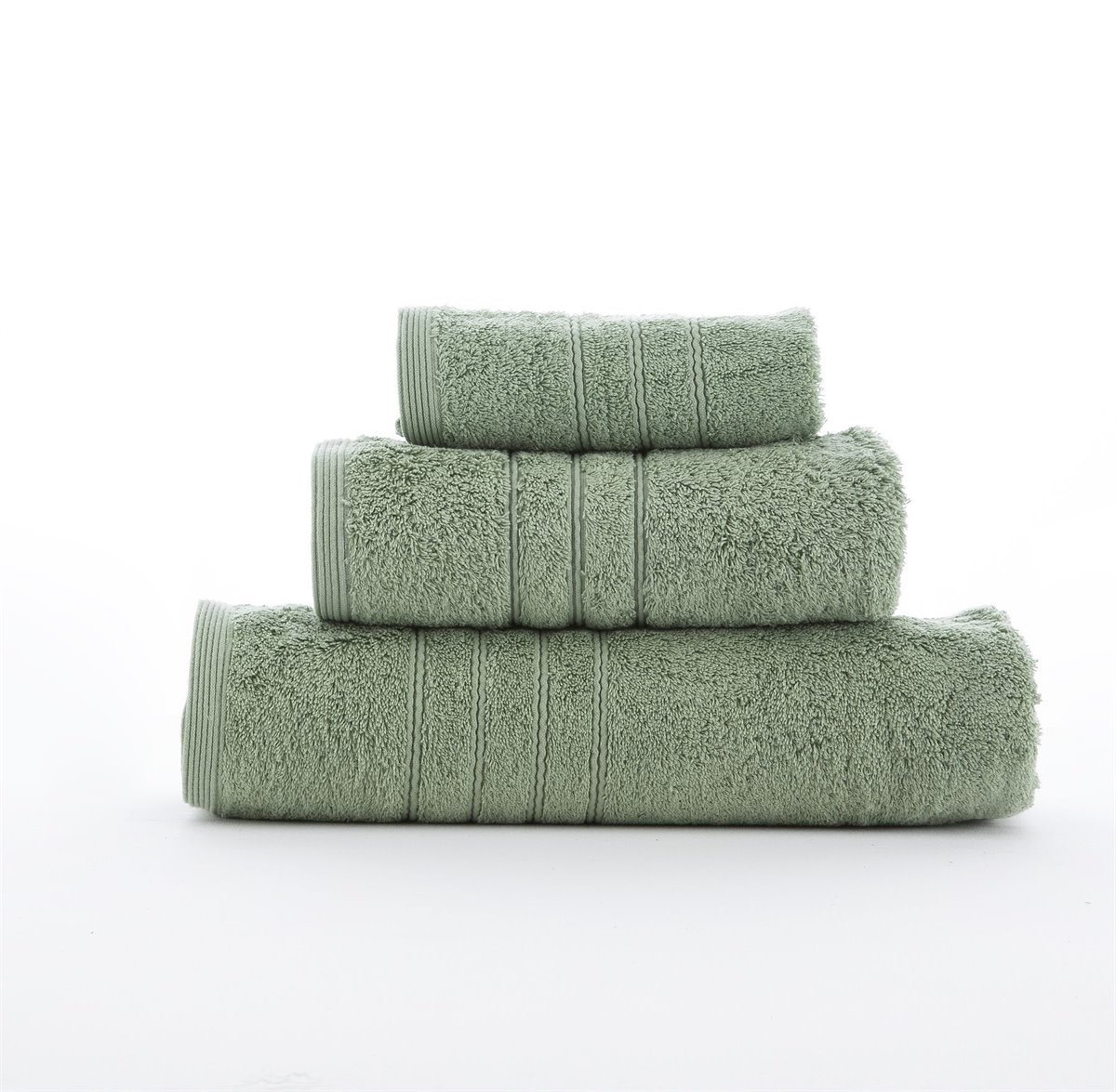 Juego 3 toallas algodón 700 gr/m2 Mandarina - Conforama