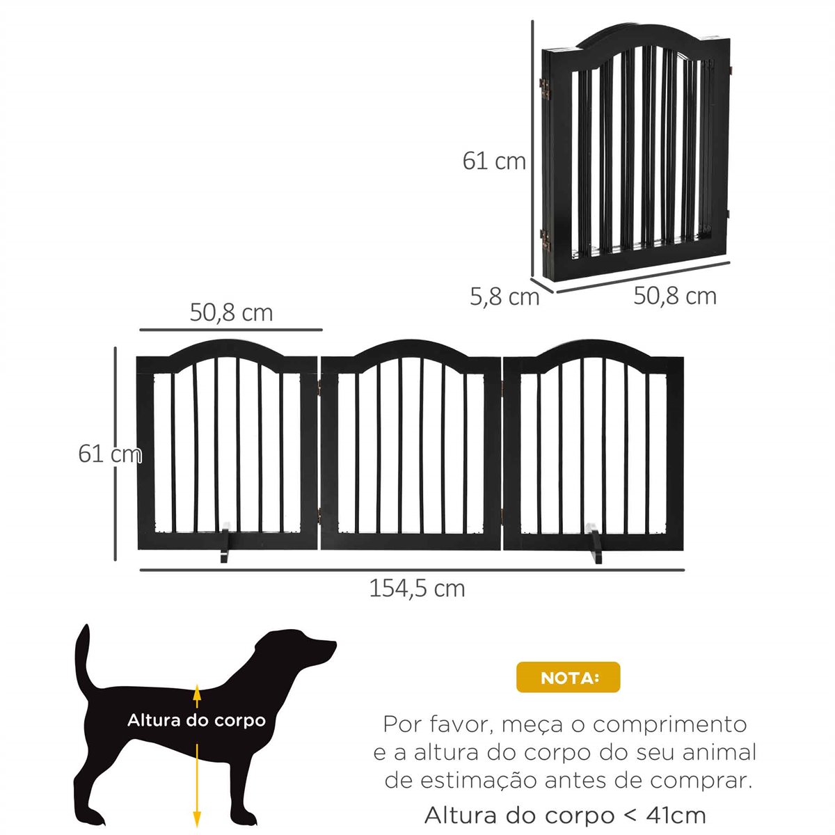 PawHut Barrera de Seguridad para Perros Extensible para Escaleras y Puertas  75-103 cm Vallas Retráctil para con 2 Extensiones de Acero Cierre  Automático y Sistema de Doble Bloqueo Negro - Conforama